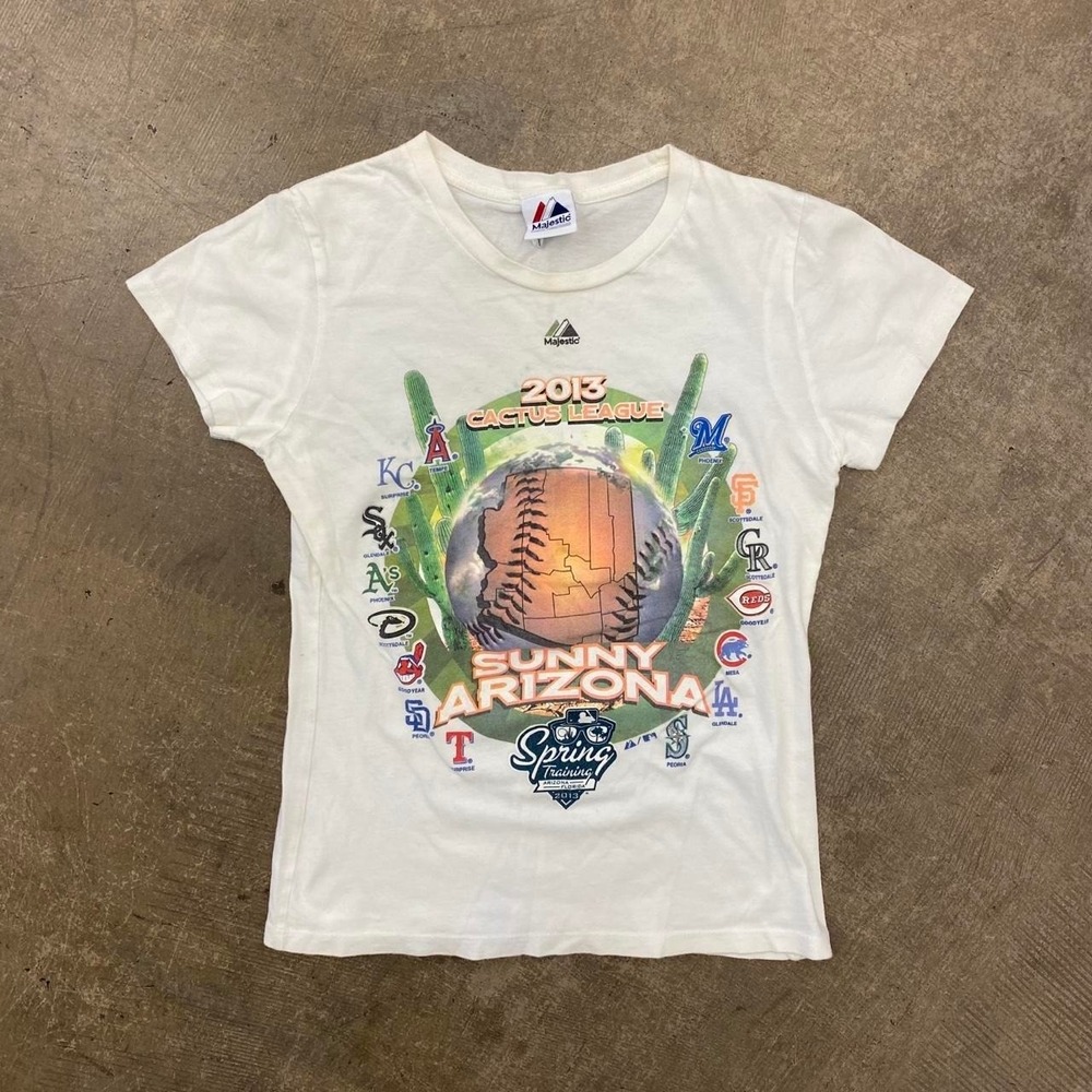 Vintage MLB 2013 Cactus League Spring Training Desert Womens T-Shirt Size M